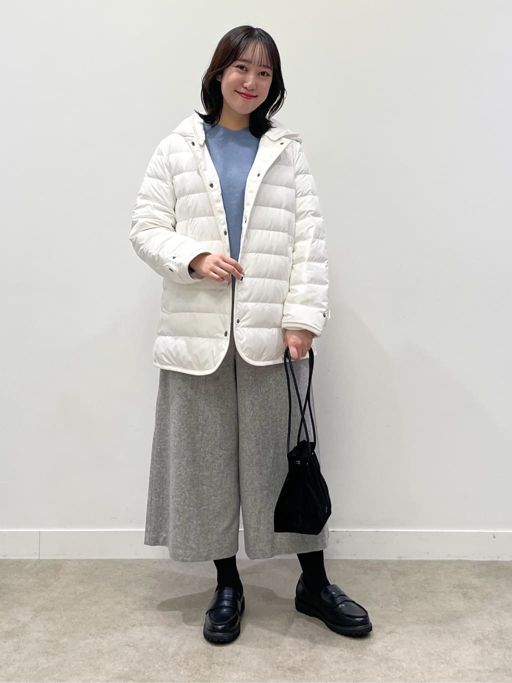 yukariさんの「Dessin｜【撥水・2WAY】ミュラーダウンコートミドル丈」を使ったコーディネート