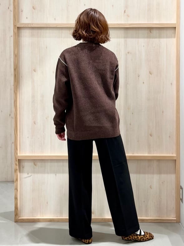 nakoさんの「THE SHOP TK｜【大人の上品カジュアルを叶える】ハグするニット 洗濯機OK／6色展開」を使ったコーディネート