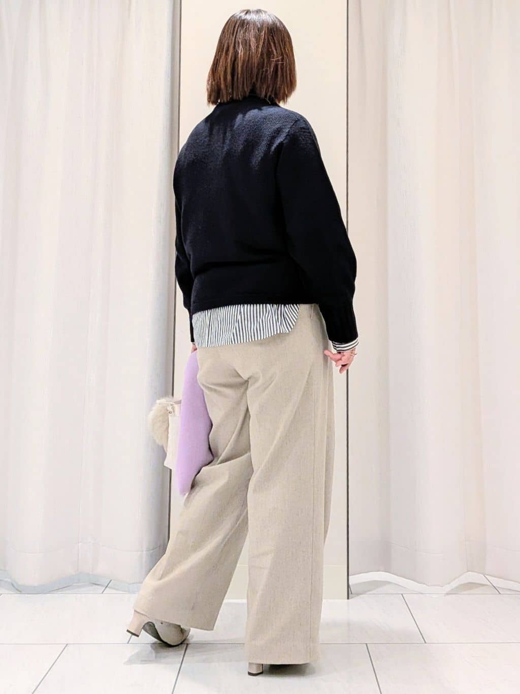 Onumaさんの「UNTITLED｜【洗える】スポンディッシュ ボトルネックニット」を使ったコーディネート