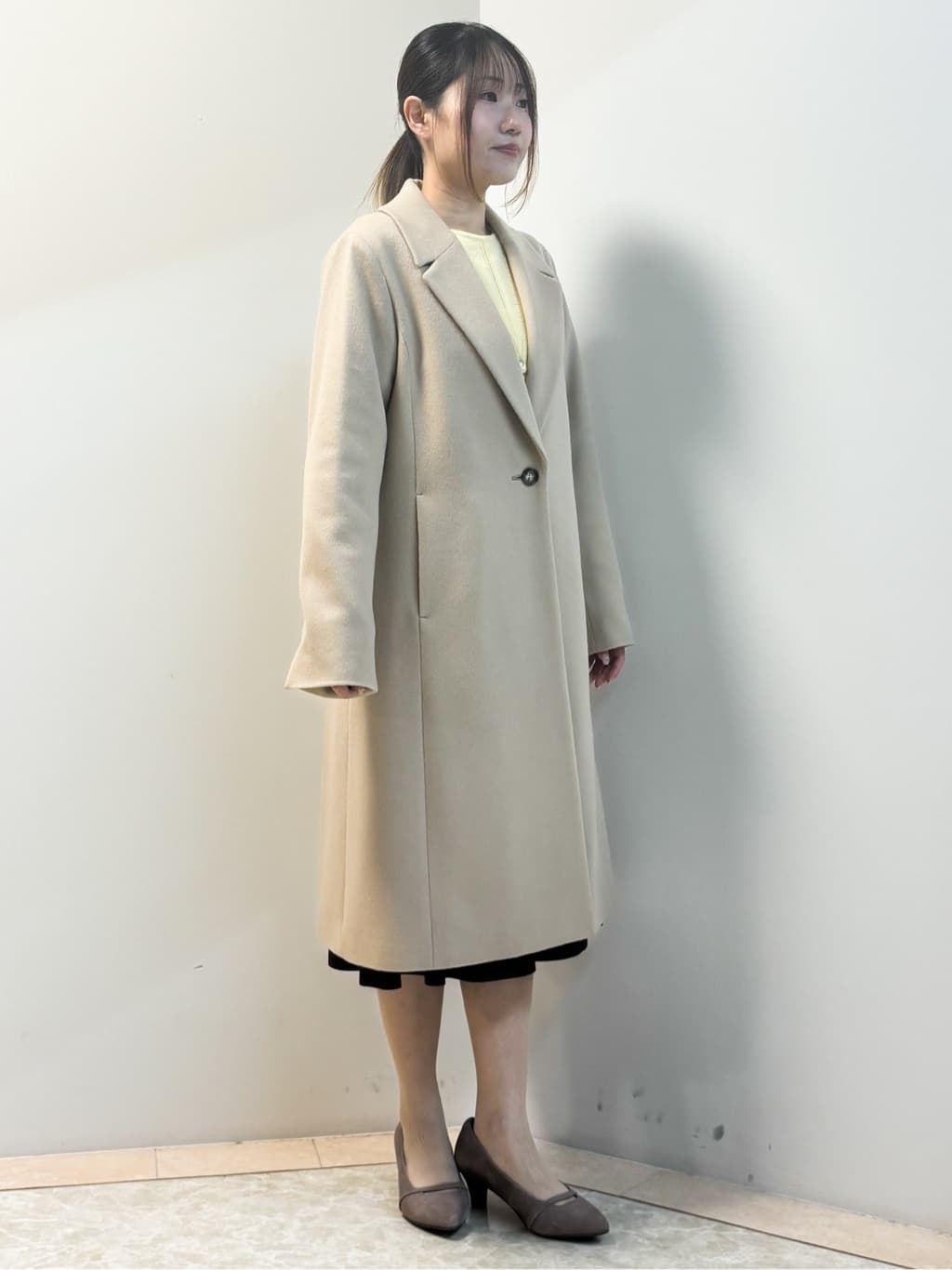 Sawaさんの「Reflect｜【選べる8色／スカートにもパンツにも◎】ウール混ボートネックニット」を使ったコーディネート