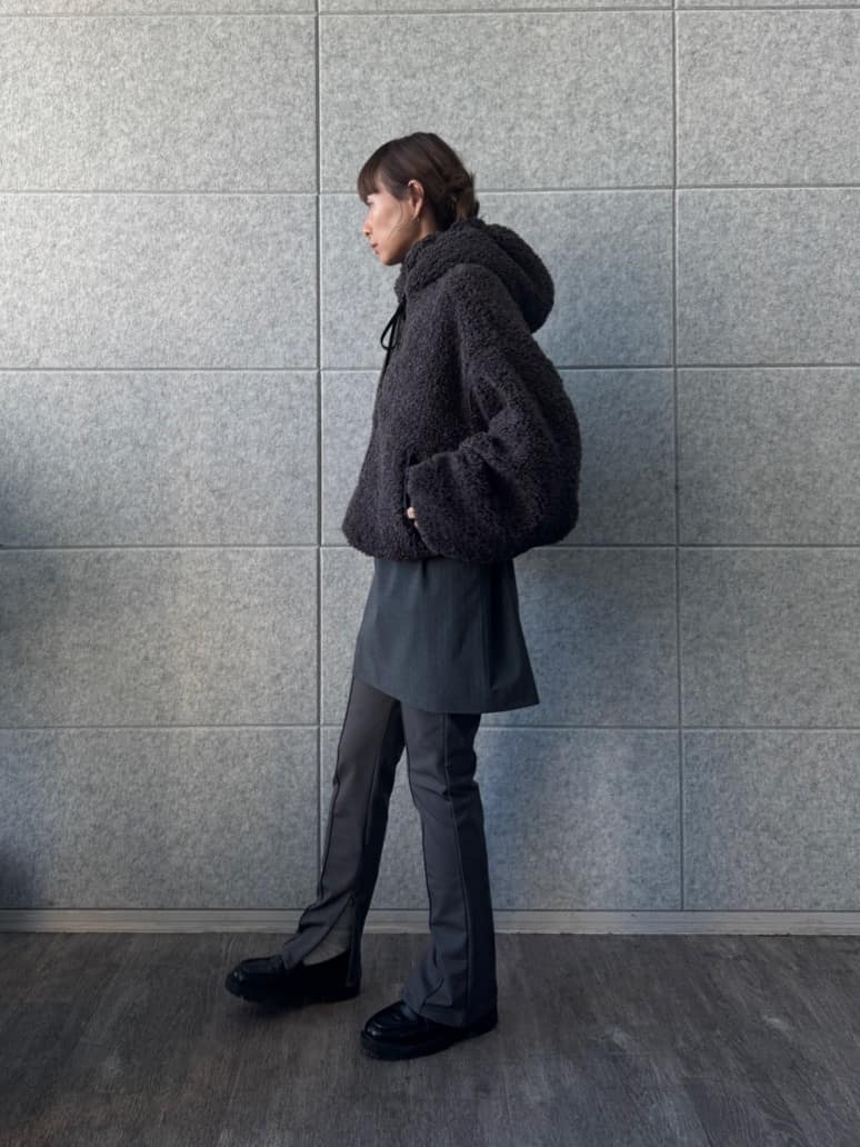 designer yukaさんの「CODE A｜zip leggings pants(Fleece)」を使ったコーディネート