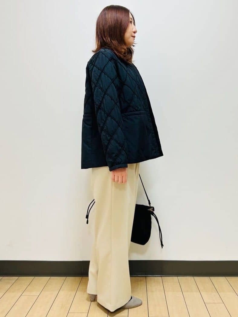 miiiさんの「Reflect｜【気軽な羽織に◎】中綿キルティングショートコート」を使ったコーディネート