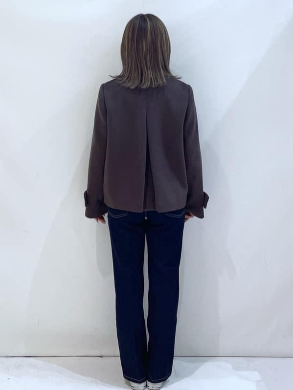 manaさんの「OPAQUE.CLIP｜《丈が選べる》ストレートデニムパンツ【洗濯機洗い可】」を使ったコーディネート