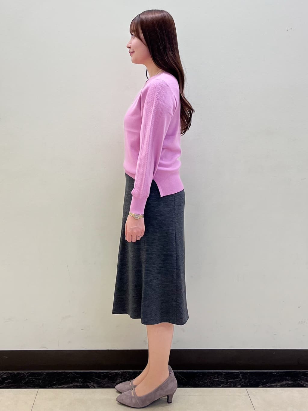 mikikoさんの「Reflect｜【SS-4Lサイズ】匠ソフトフレアスカート」を使ったコーディネート