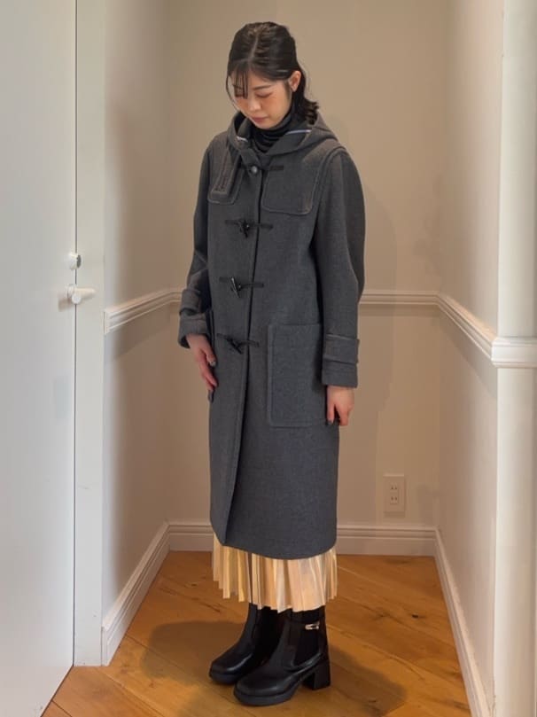 pupiさんの「DRESSTERIOR｜◆Superfineリサイクルメルトンダッフルコート」を使ったコーディネート
