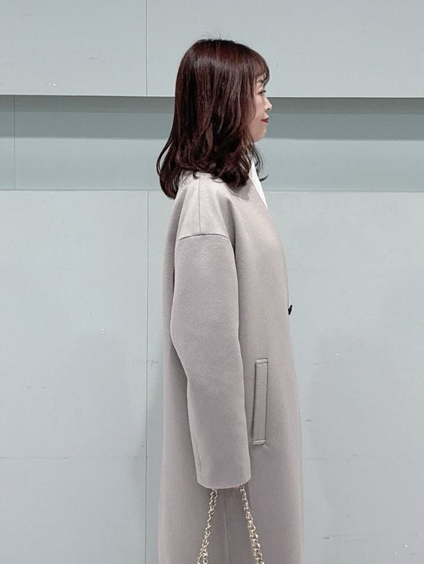 makiさんの「UNTITLED｜【8色展開/洗える】ウールカシミヤ ハイネックニット」を使ったコーディネート