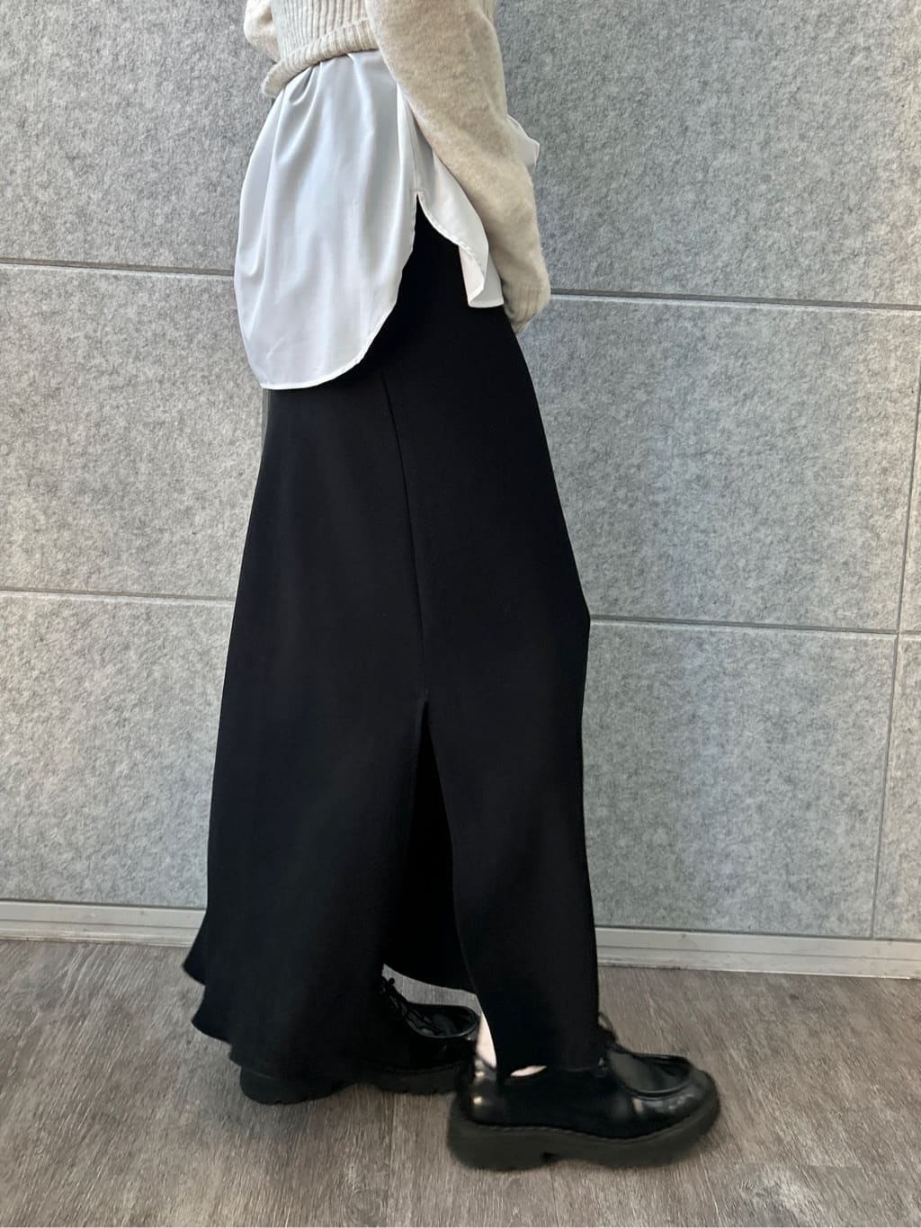 harunaさんの「CODE A｜M cloudy puff cardigan」を使ったコーディネート
