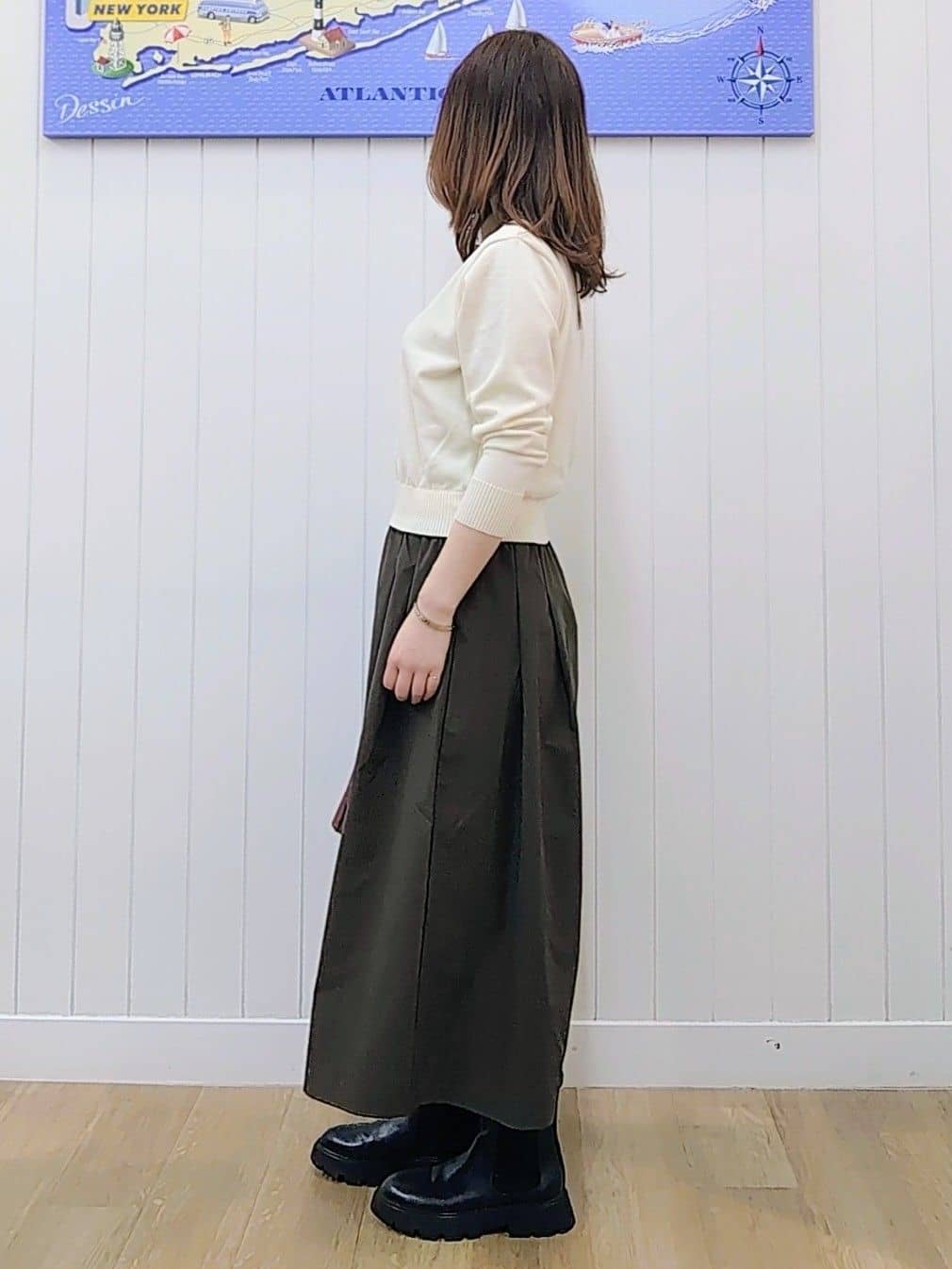 itoさんの「Dessin｜【1枚着/2WAY】ドッキングワンピース」を使ったコーディネート
