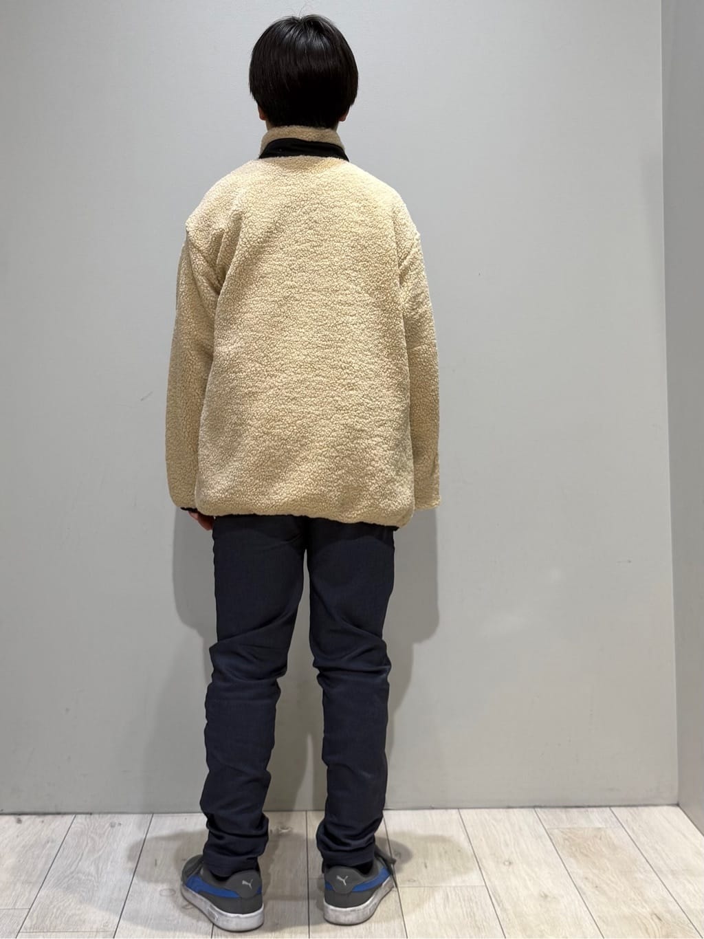 kuboさんの「THE SHOP TK｜【110－160】ボアリバーシブブルゾン/洗濯機OK」を使ったコーディネート