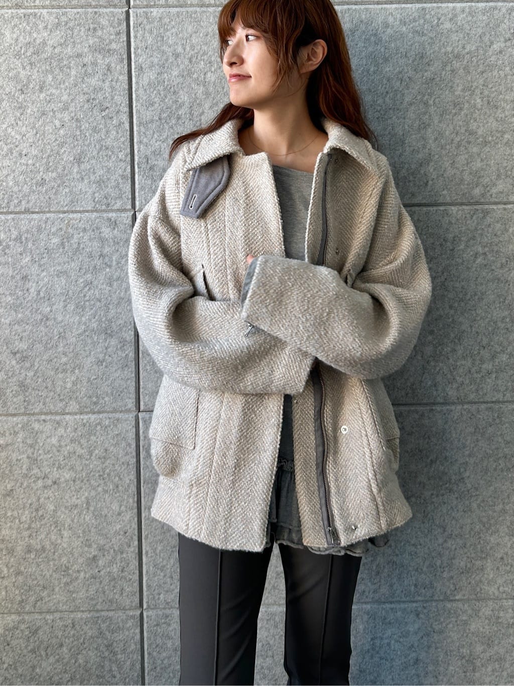 harunaさんの「CODE A｜zip leggings pants(Fleece)」を使ったコーディネート