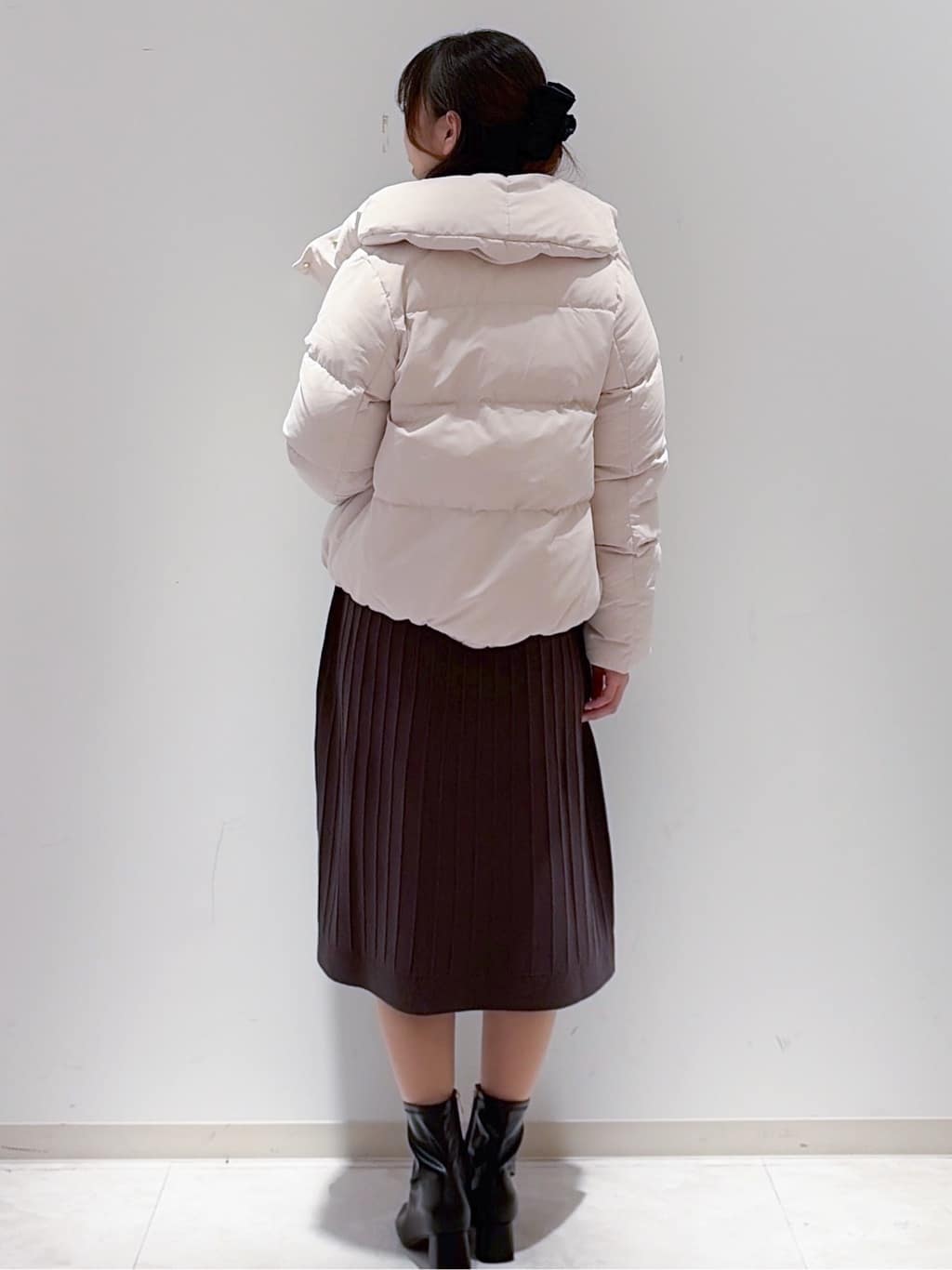 yurinaさんの「index｜ラメフェザープルオーバーセット ニットワンピース【洗濯機OK】《XS～LL》」を使ったコーディネート