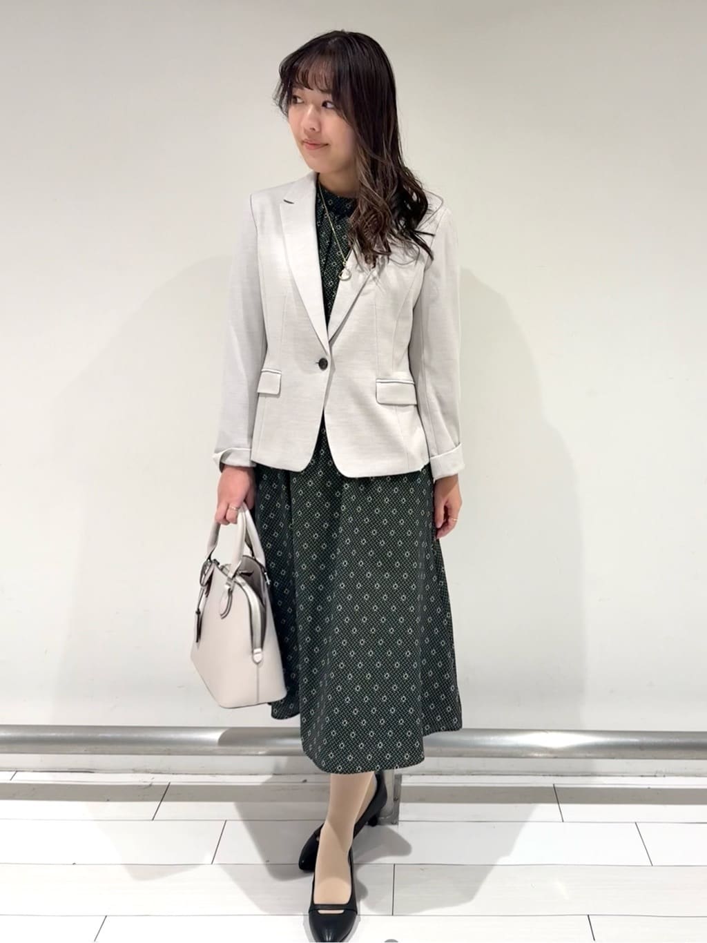 Azusaさんの「Reflect｜【SS-4Lサイズ／選べる6色】テーラードカラーロングウール混コート」を使ったコーディネート