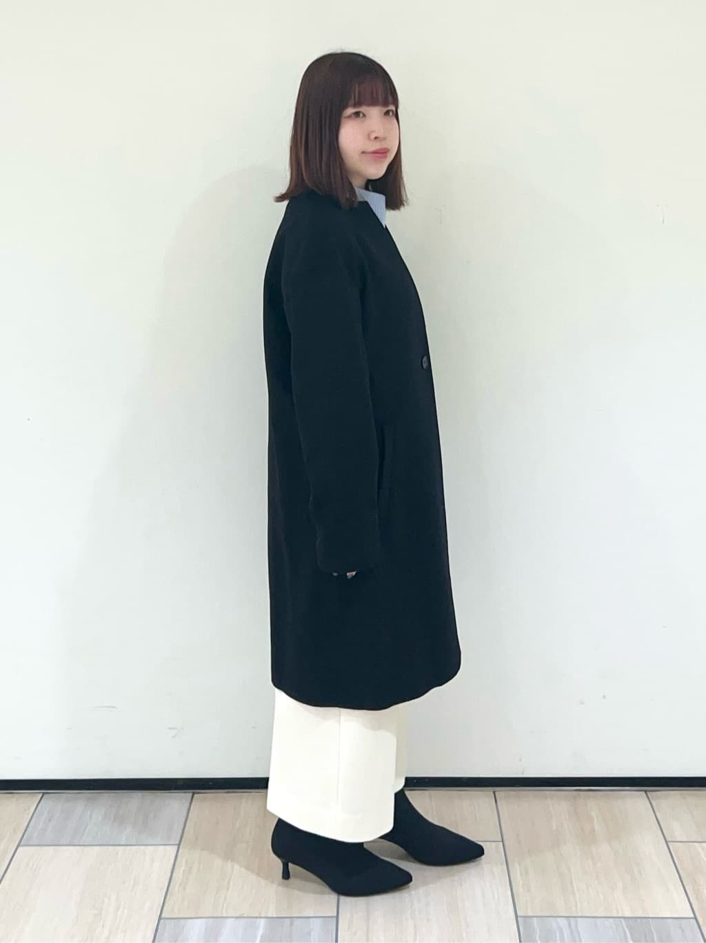 Mitsukiさんの「UNTITLED｜【洗える】スポンディッシュ ボトルネックニット」を使ったコーディネート