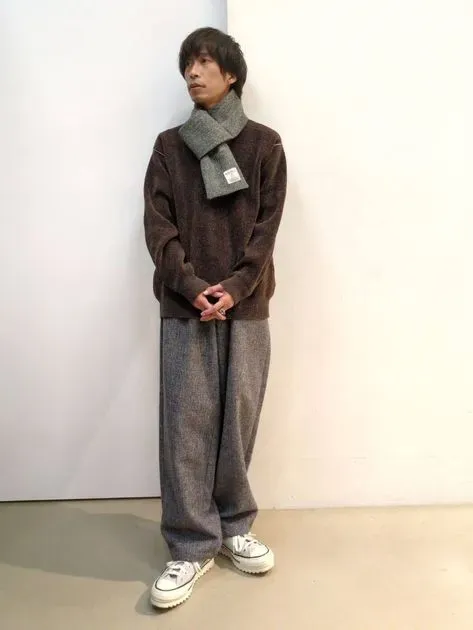 HARRIS TWEED／ハリスツイード】中綿入り差込マフラー（ストール