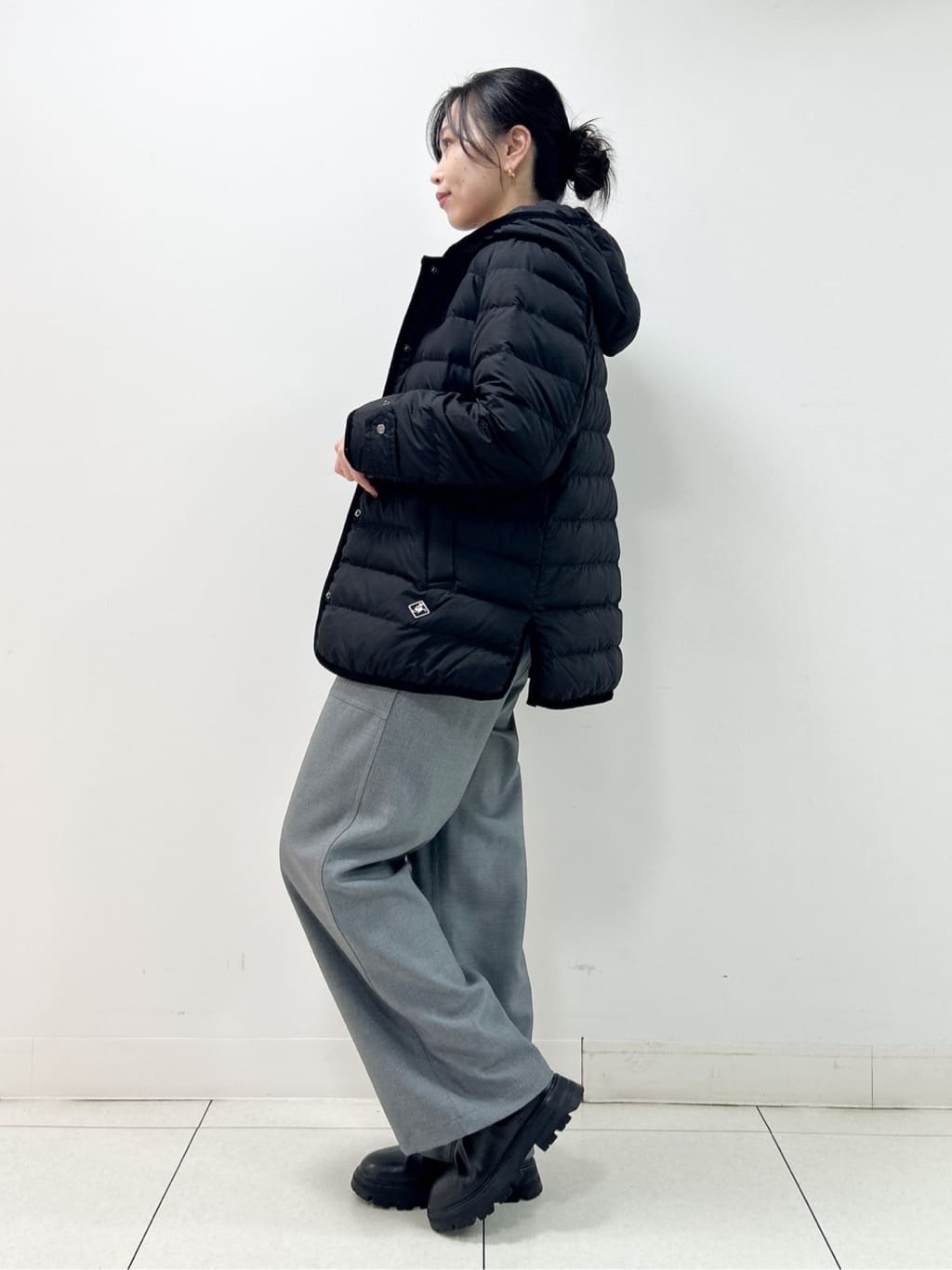 Kaiさんの「Dessin｜【撥水・2WAY】ミュラーダウンコートミドル丈」を使ったコーディネート