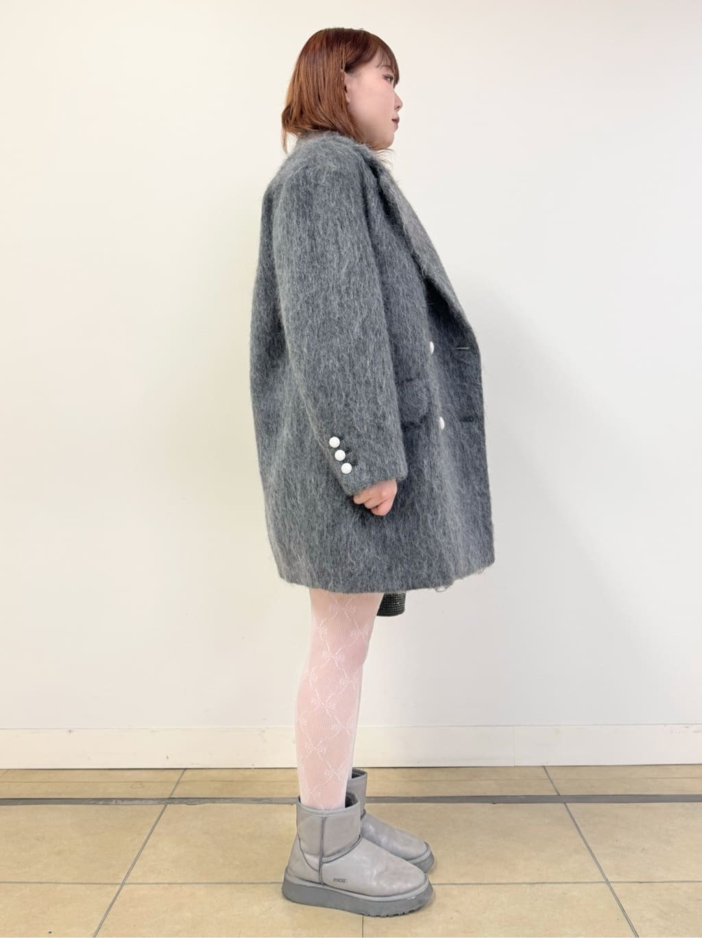 なかもとあきさんの「DRESSTERIOR｜シルクブレンドメリノウールリブプルオーバー」を使ったコーディネート