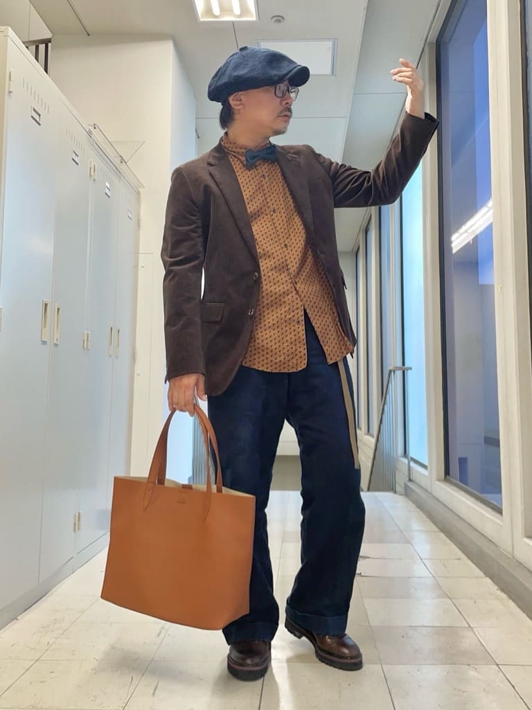 MAKOTO AIさんの「TAKEO KIKUCHI｜【Sサイズ～】ストレッチコーデュロイ ジャケット」を使ったコーディネート