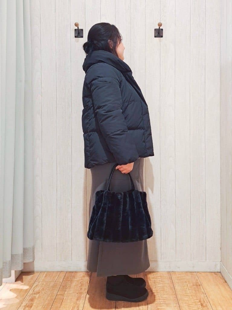 kotomiさんの「SHOO･LA･RUE｜【撥水/洗える】ショートフーディーダウン」を使ったコーディネート