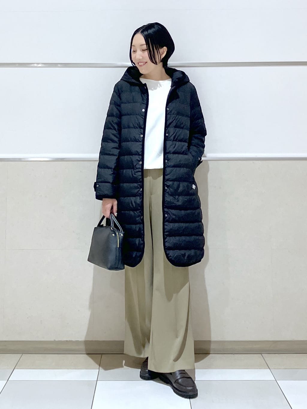 eriko さんの「Dessin｜【撥水・2WAY】ミュラーダウンコートロング丈」を使ったコーディネート