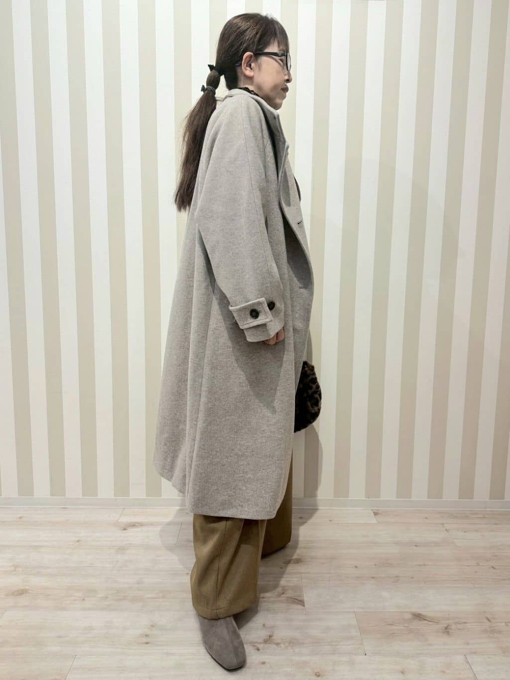 nonaさんの「SHOO･LA･RUE｜【S-LL】大人上品な レトロフラワーニット」を使ったコーディネート