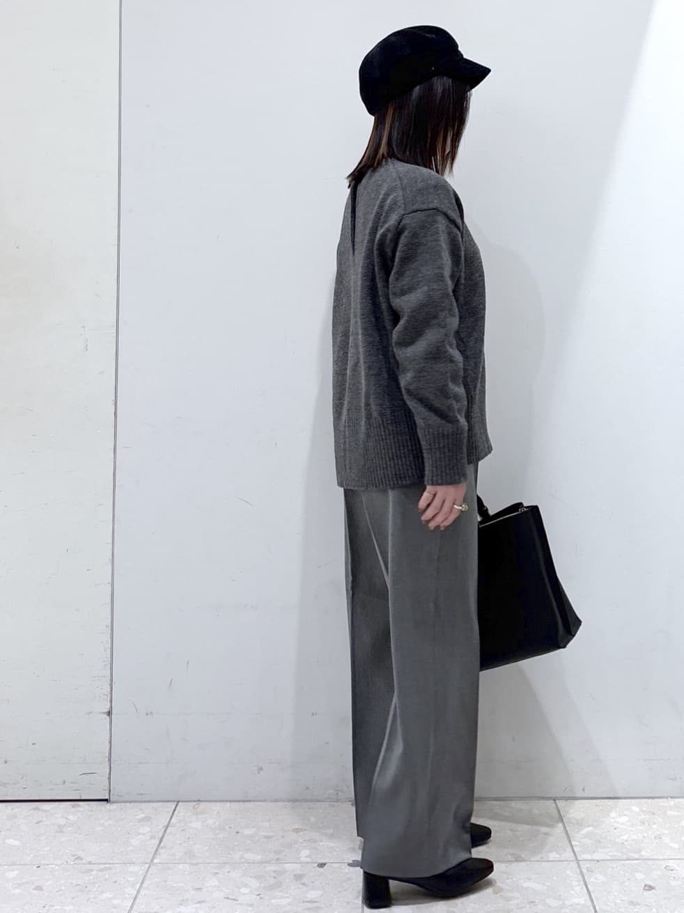 mameさんの「OPAQUE.CLIP｜ウォームタッチ イージーワイドパンツ【洗濯機洗OK／ストレッチ】≪SS～LL≫」を使ったコーディネート