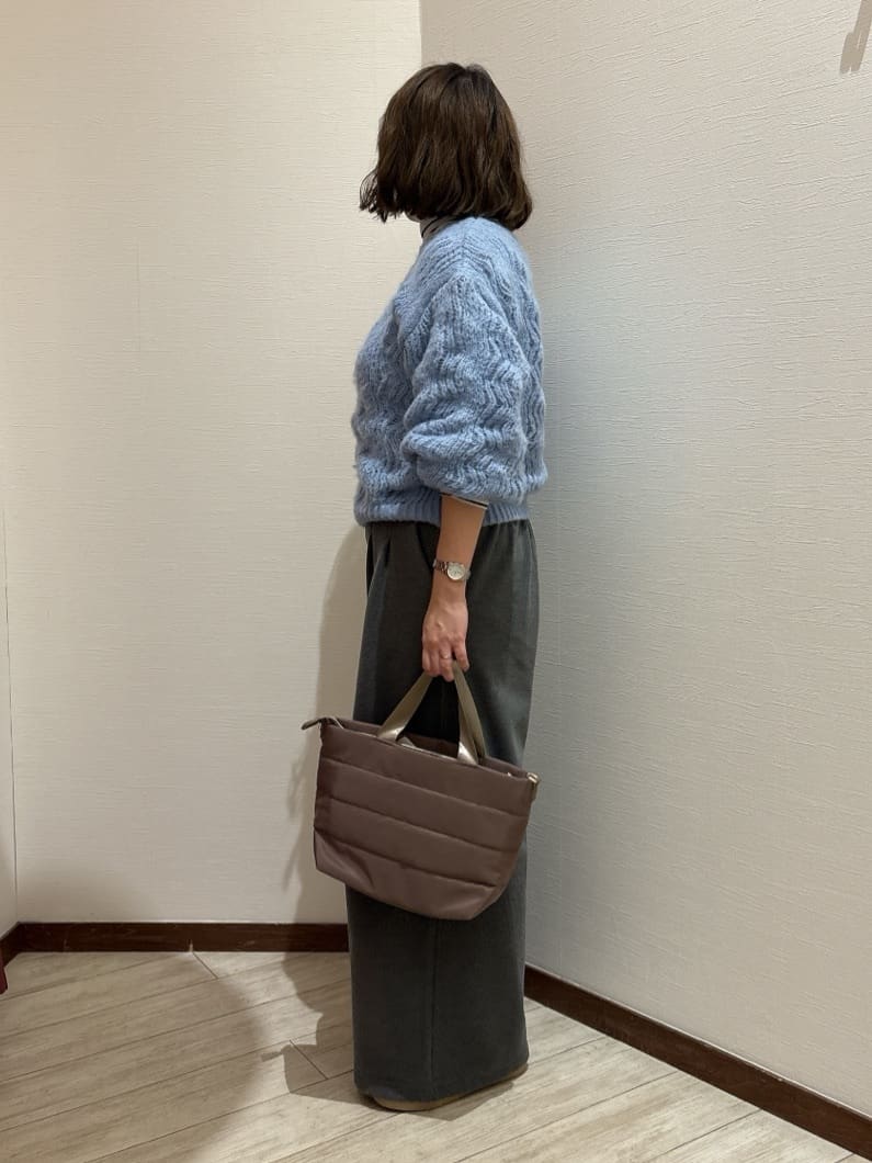 Chinaさんの「SHOO･LA･RUE｜【着丈選べる/きっと虜になる】あったかもちもち ワイドパンツ」を使ったコーディネート