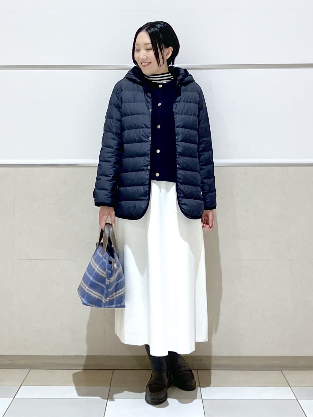 eriko さんの「Dessin｜ウールカシミヤカーディガン」を使ったコーディネート