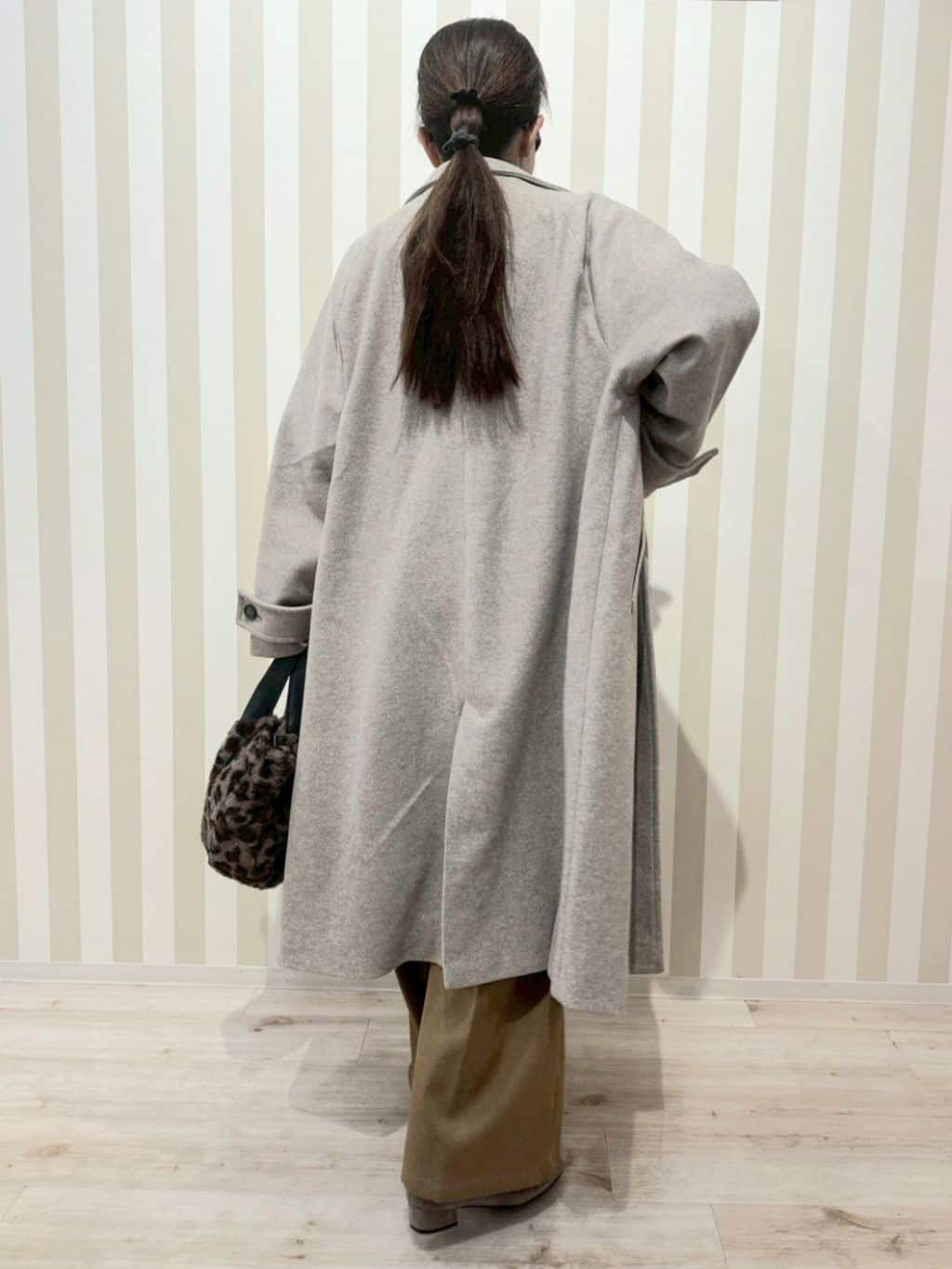 nonaさんの「SHOO･LA･RUE｜【S-LL】大人上品な レトロフラワーニット」を使ったコーディネート