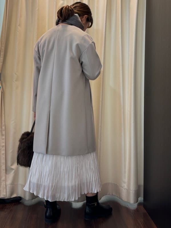 Ayaさんの「UNTITLED｜【重ね着もおすすめ/洗える】ウールカシミヤ クルーネックニット」を使ったコーディネート