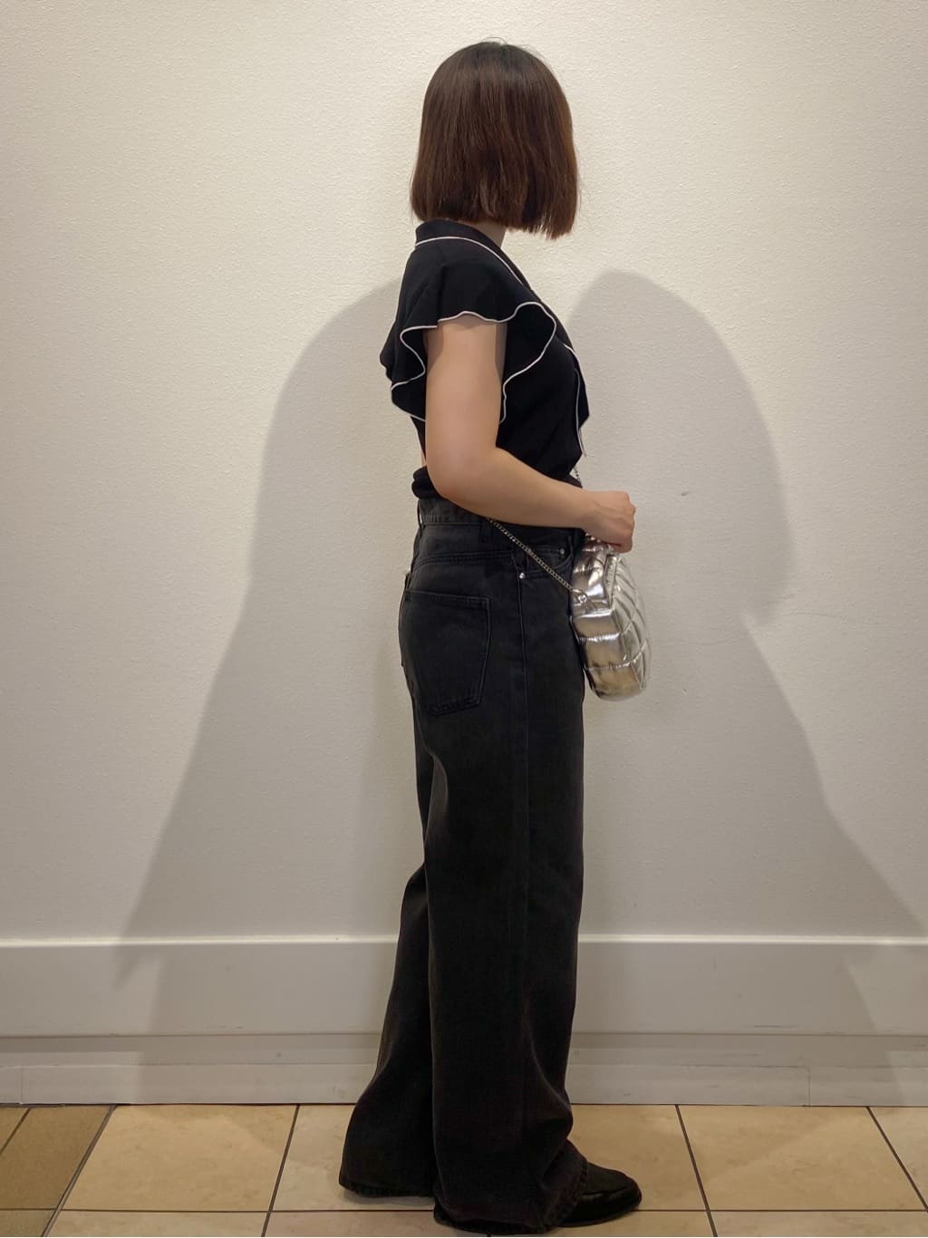 kimiさんの「index｜【抗菌防臭加工／通勤対応】チェーンデザインローファー」を使ったコーディネート