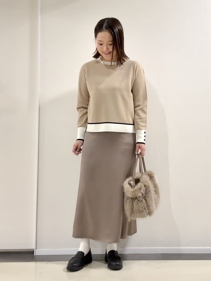 YUIさんの「UNTITLED｜【ミディ丈/軽やか】セミラグランリバー コート」を使ったコーディネート
