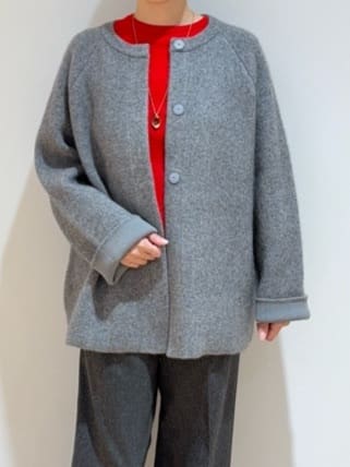 あやさんの「UNTITLED｜【軽アウター/ミドル丈】ウールニットコーディガン」を使ったコーディネート