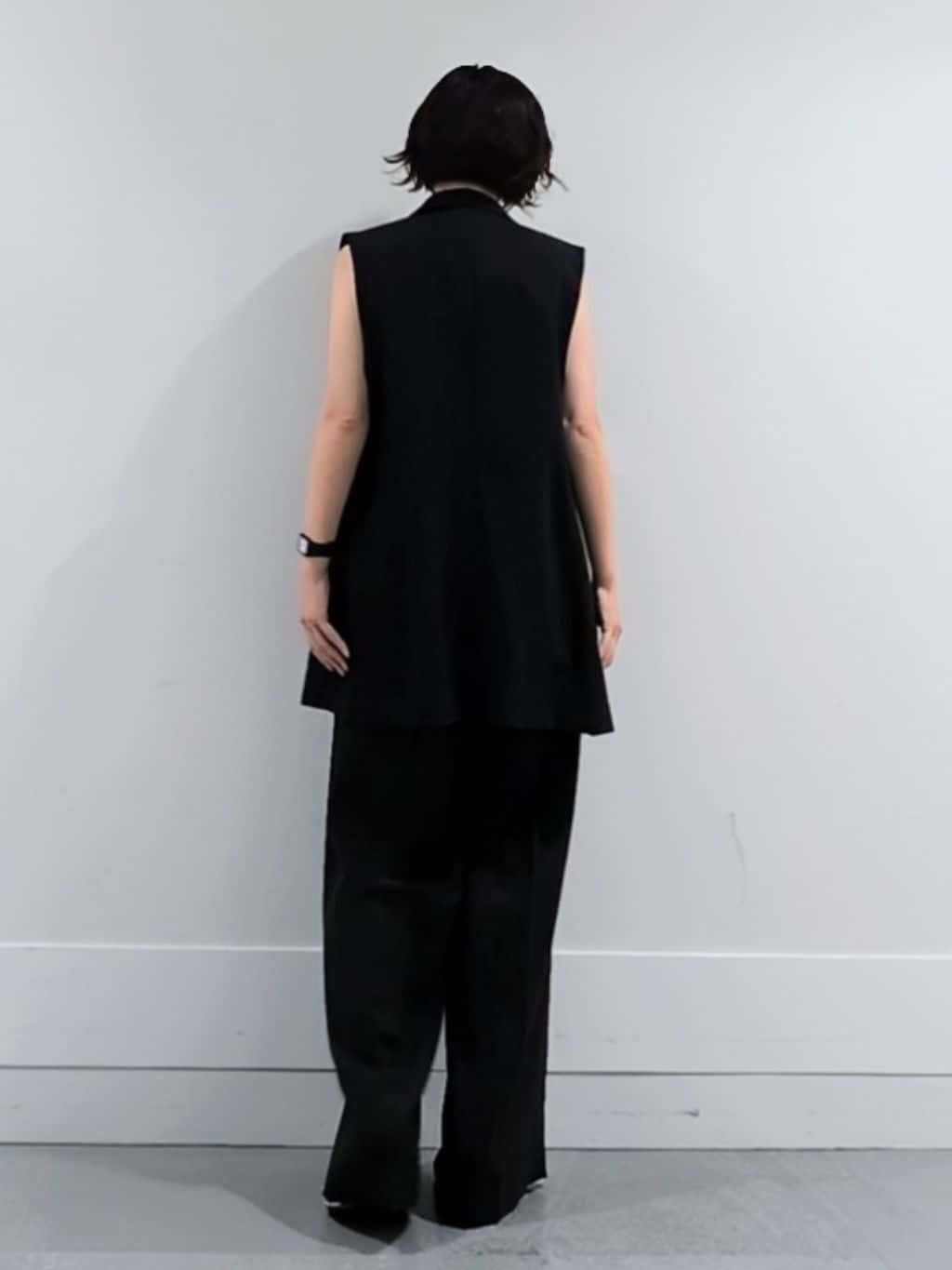 ミズタさんの「UNTITLED｜【セットアップ可/洗える】スラブテーラードカラージレ」を使ったコーディネート