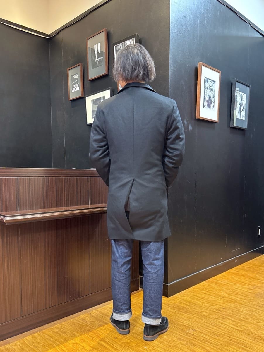 KEIさんの「TAKEO KIKUCHI｜【ウールカシミヤブレンド】ビーバー調 スタンドカラー コート」を使ったコーディネート