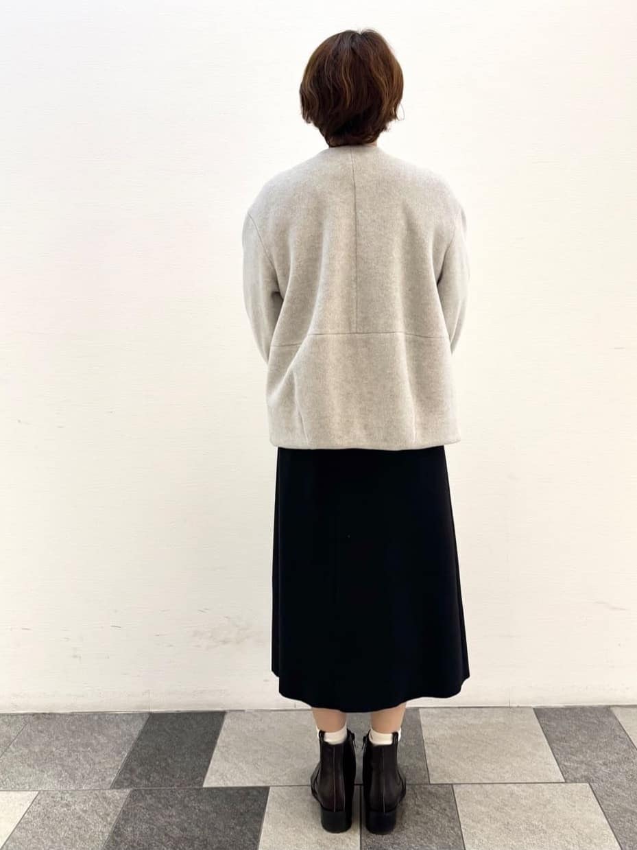 Haruさんの「Dessin｜【洗える】ハイネックベロアモールニット」を使ったコーディネート
