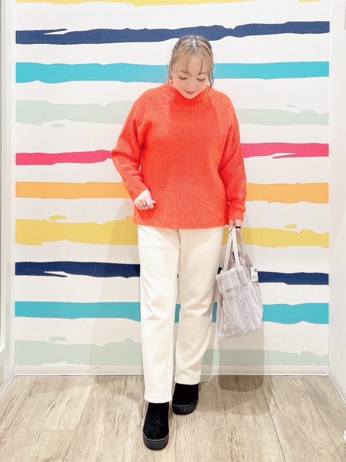 Peeさんの「SHOO･LA･RUE｜【高レビュー/2WAY】きれい見えで上品な ストライプファートートバッグ」を使ったコーディネート