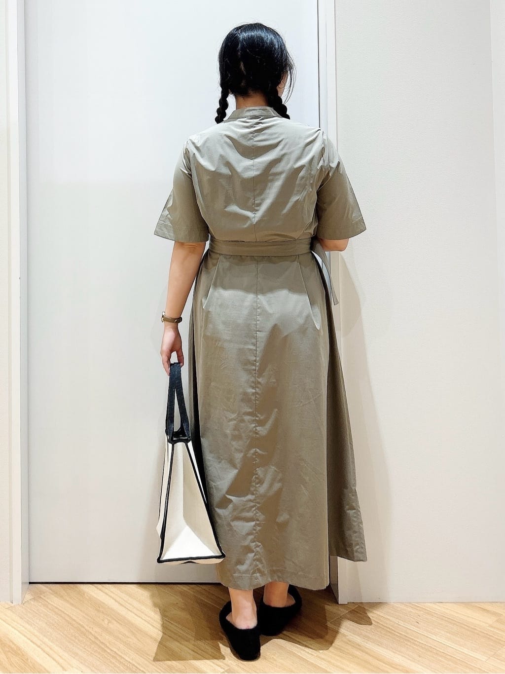 みいさんの「grove｜洗えるフェザーニットパンプス」を使ったコーディネート