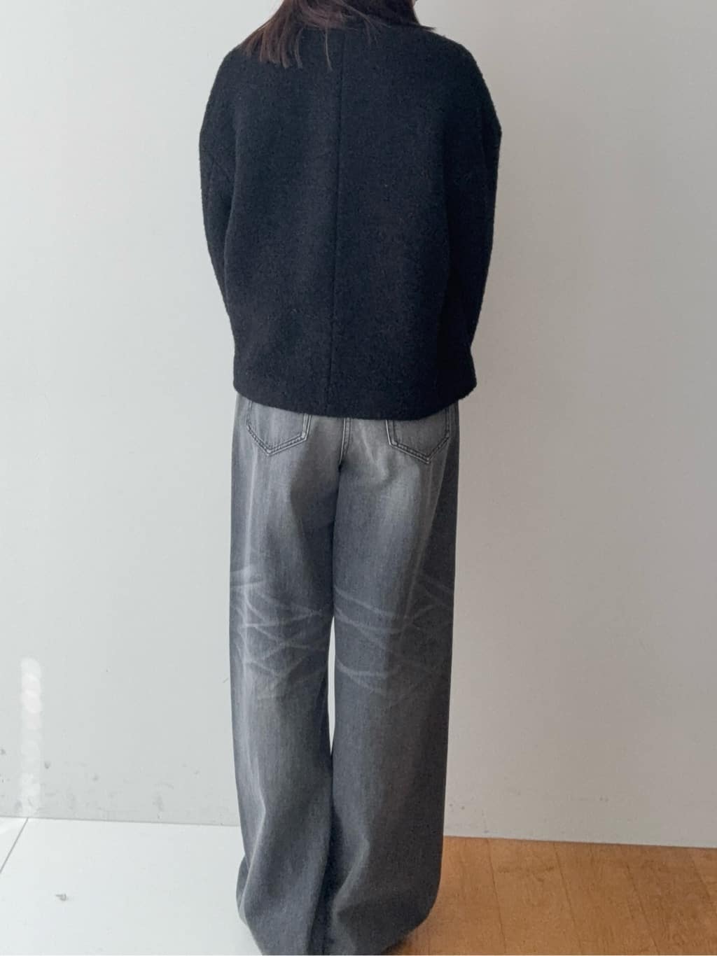 BUNさんの「DRESSTERIOR｜◆ループヤーンショートジャケット」を使ったコーディネート