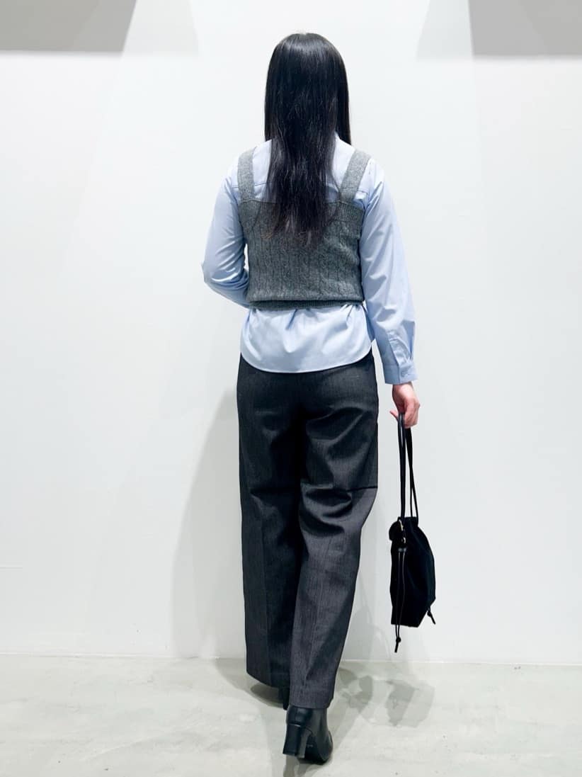 seinaさんの「grove｜【SETITEM】ケーブルニットビスチェ」を使ったコーディネート