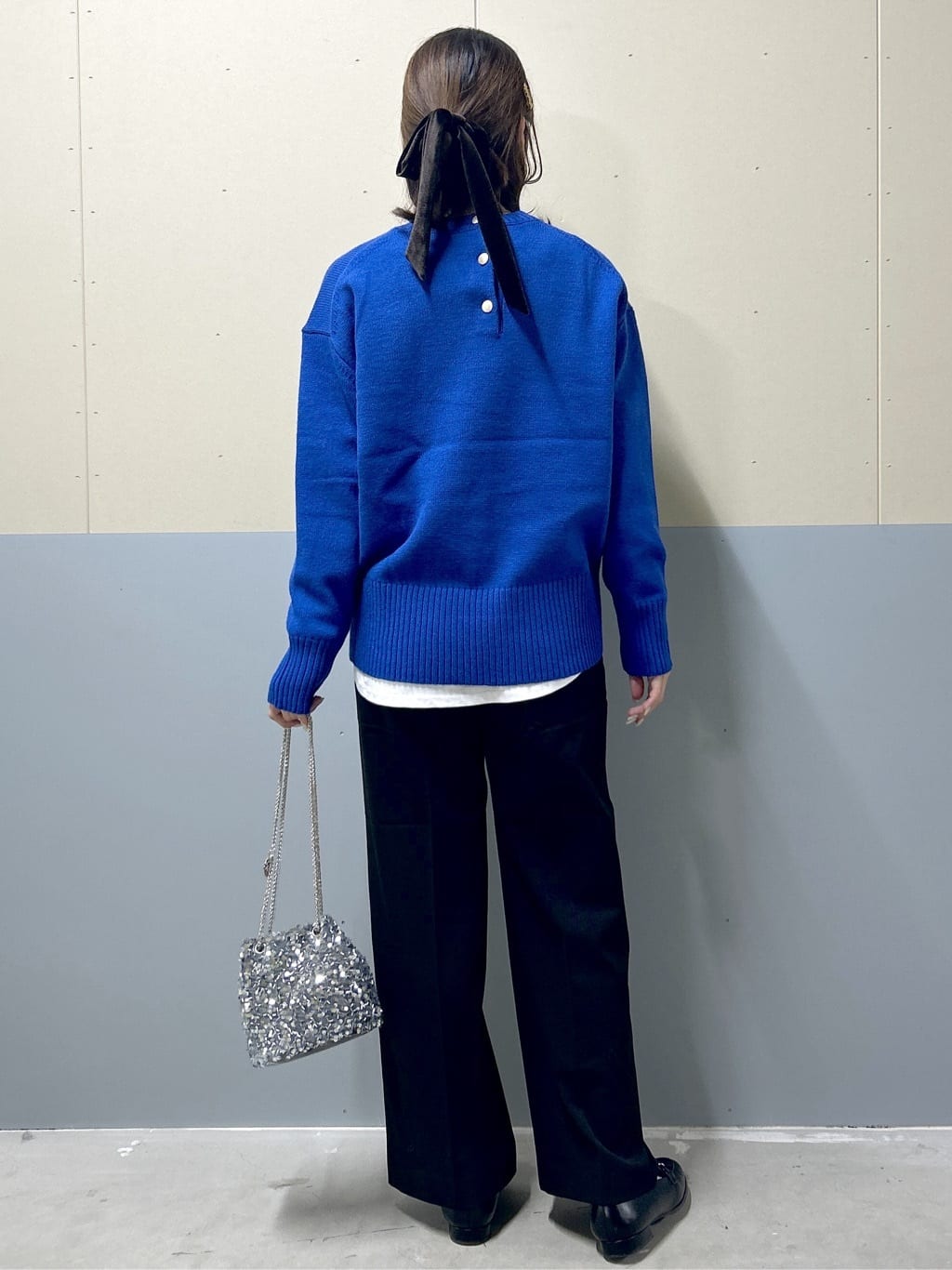 akkyさんの「OPAQUE.CLIP｜ウォームタッチ イージーワイドパンツ【洗濯機洗OK／ストレッチ】≪SS～LL≫」を使ったコーディネート