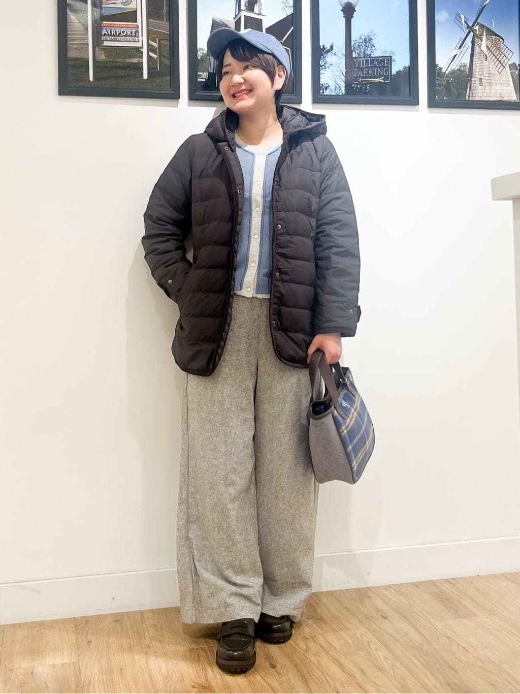 Asukaさんの「Dessin｜【撥水・2WAY】ミュラーダウンコートミドル丈」を使ったコーディネート