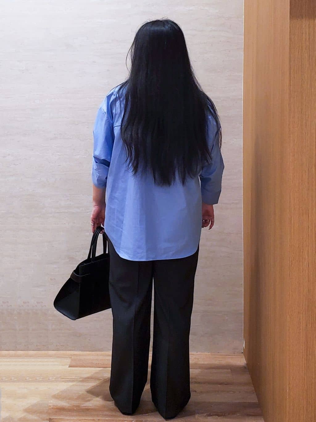 ちぃさんの「OPAQUE.CLIP｜フォルムデザインシャツ【洗濯機OK】」を使ったコーディネート