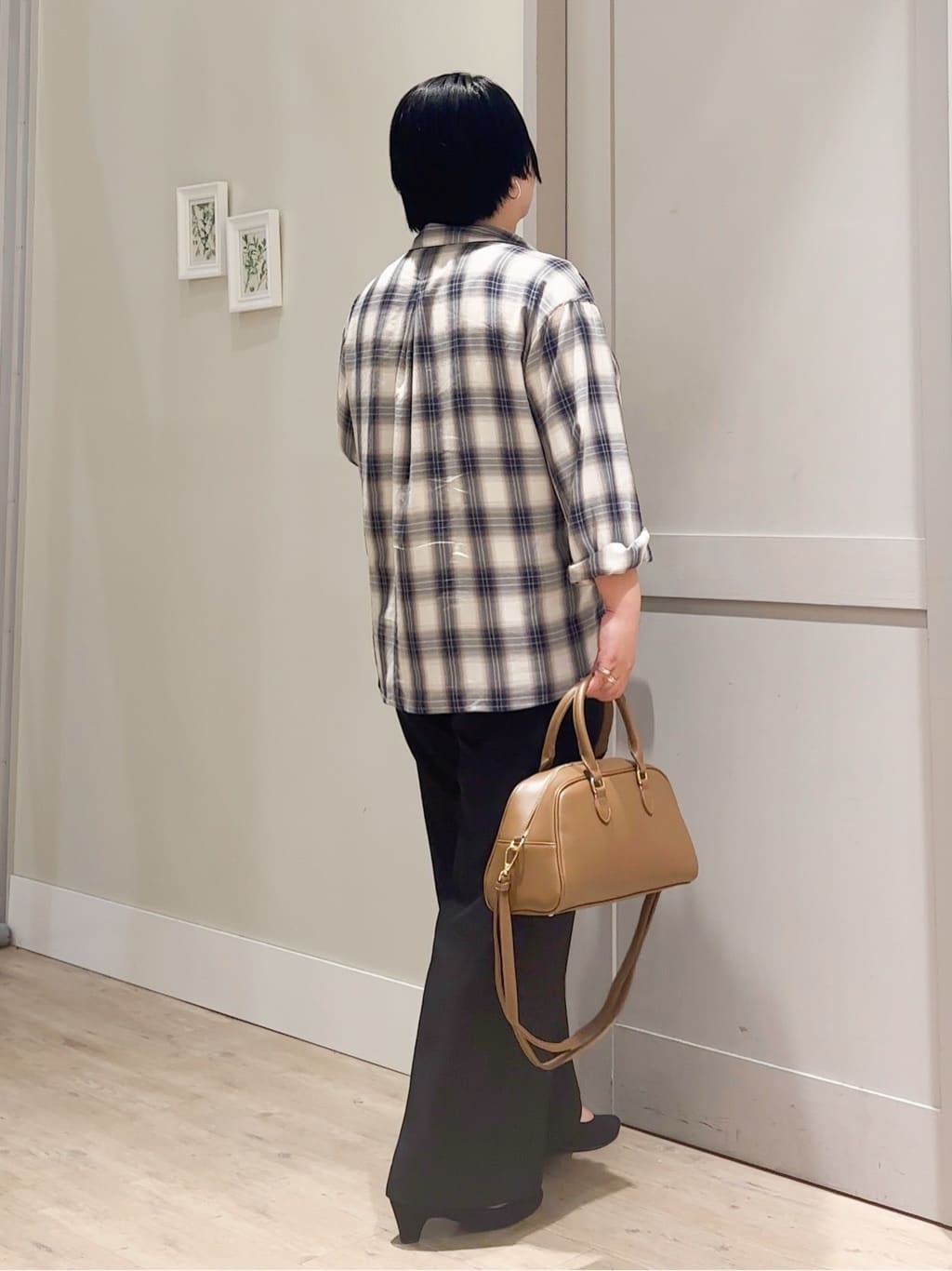 sasaさんの「grove｜2WAYスクエアネックタンク」を使ったコーディネート