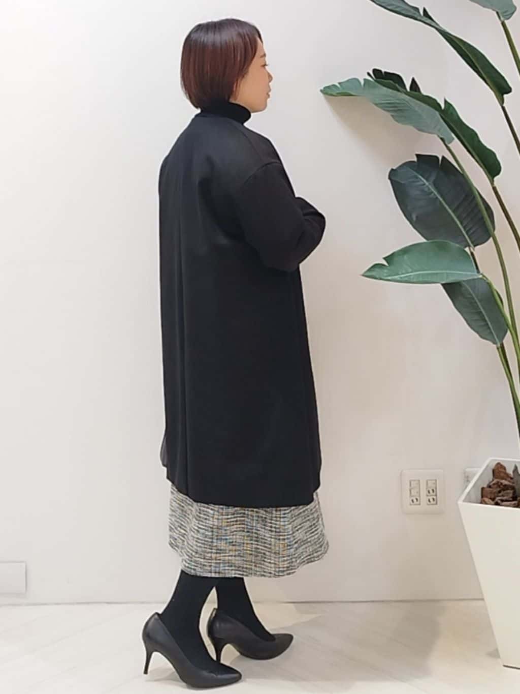 s u g iさんの「UNTITLED｜【手洗い可／日本製／ジャージ素材／セットアップ可】ラメ意匠素材トップス」を使ったコーディネート