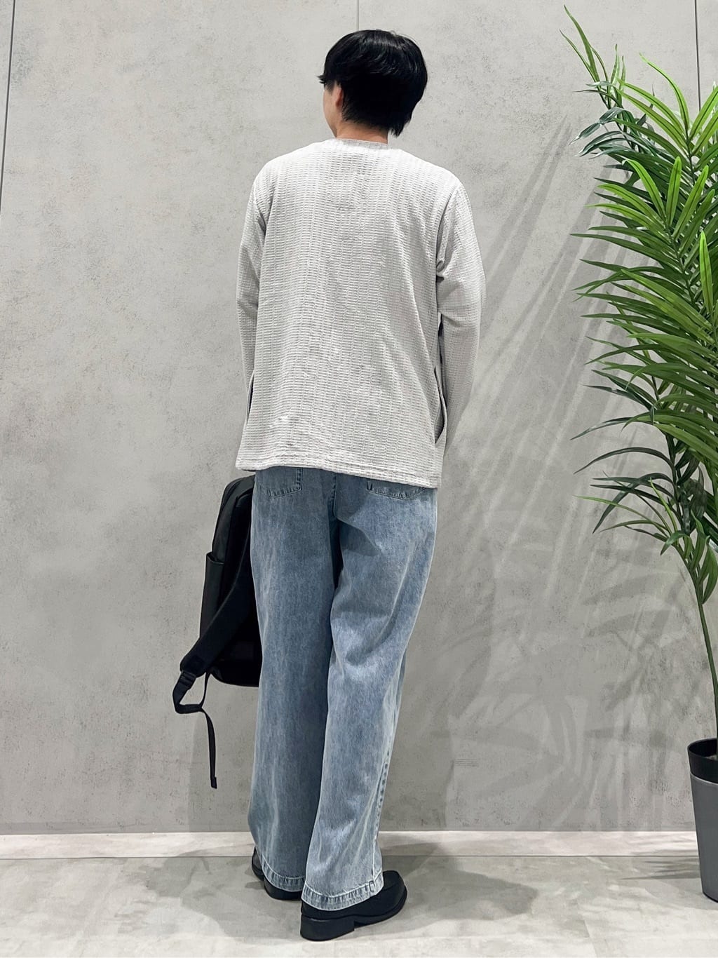 SHI-MAさんの「THE SHOP TK｜【セットでお買い得！！】長袖カーディガン＋半袖Tシャツ　洗濯機OK/吸水速乾(Tシャツのみ)」を使ったコーディネート