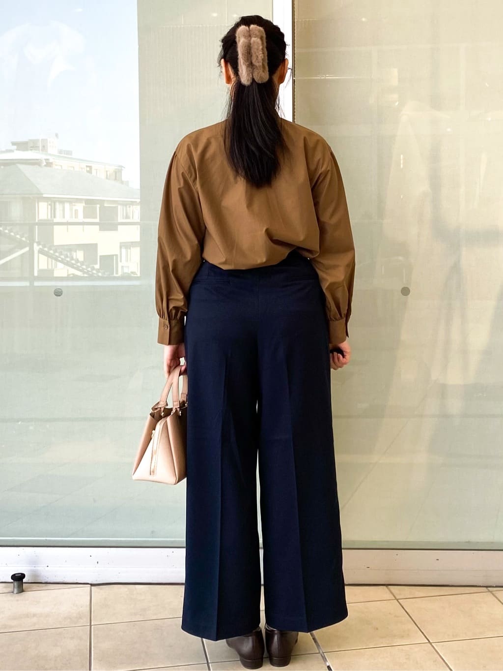 Jeanさんの「OPAQUE.CLIP｜カルゼタックワイドパンツ【洗濯機OK】」を使ったコーディネート
