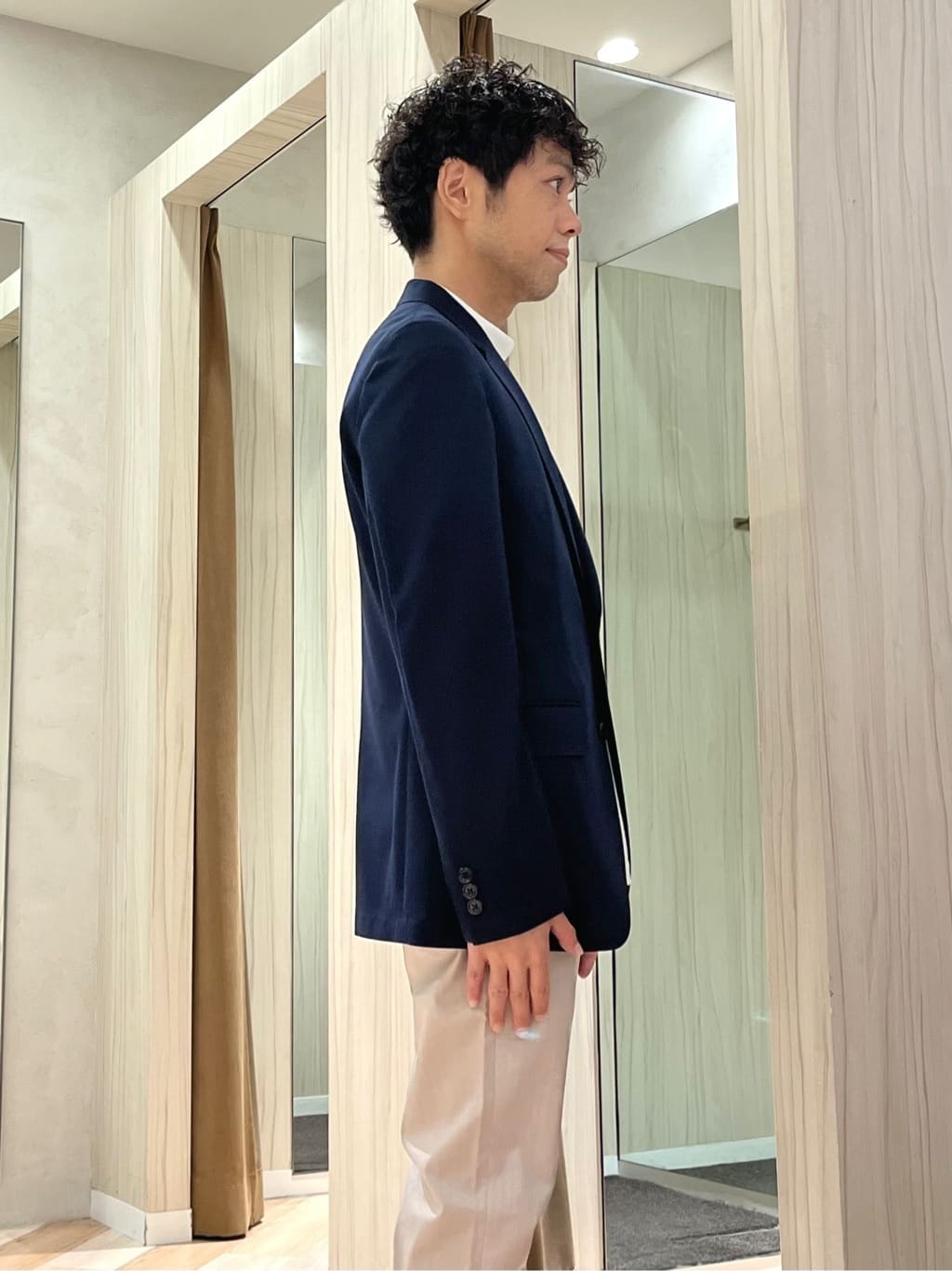 URAさんの「TAKEO KIKUCHI｜ピンジャージ 千鳥 ジャケット」を使ったコーディネート