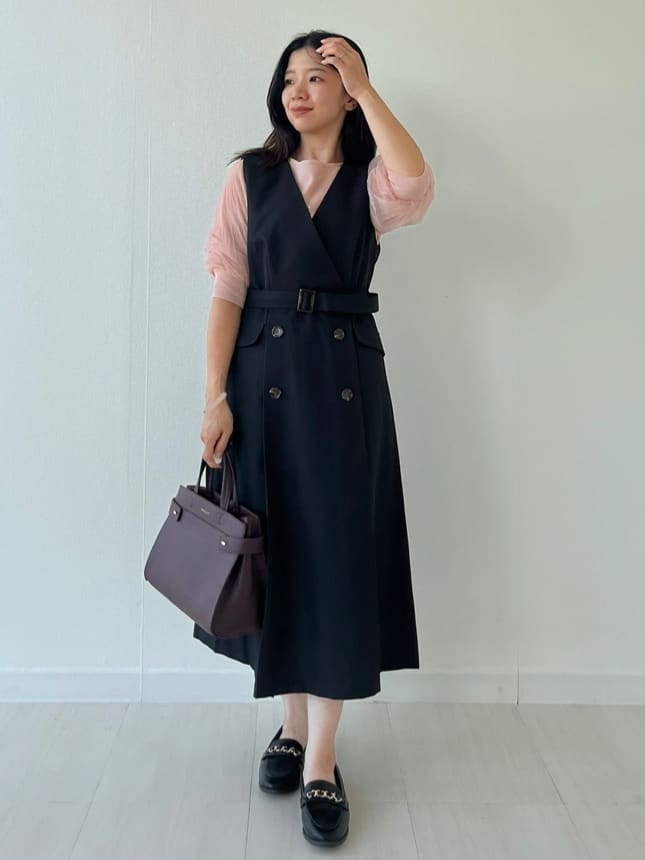 Mori Moriさんの「index｜《5色展開》マジョリカプリーツスリーブニット【洗濯機洗い可】」を使ったコーディネート