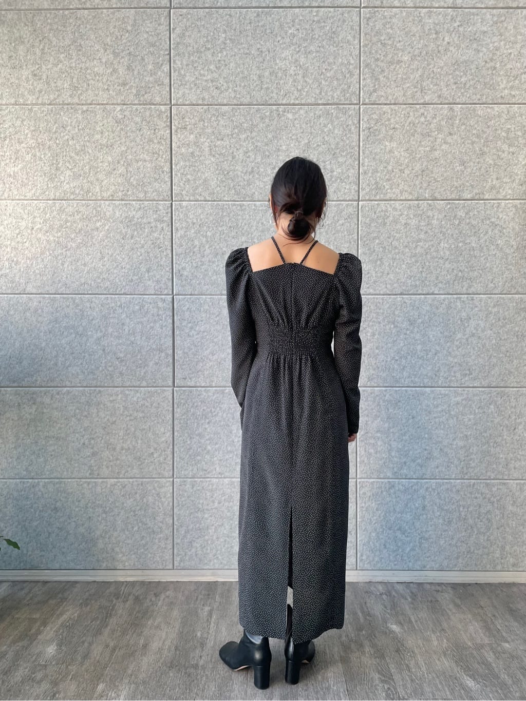 kanakoさんの「CODE A｜femi dot dress」を使ったコーディネート