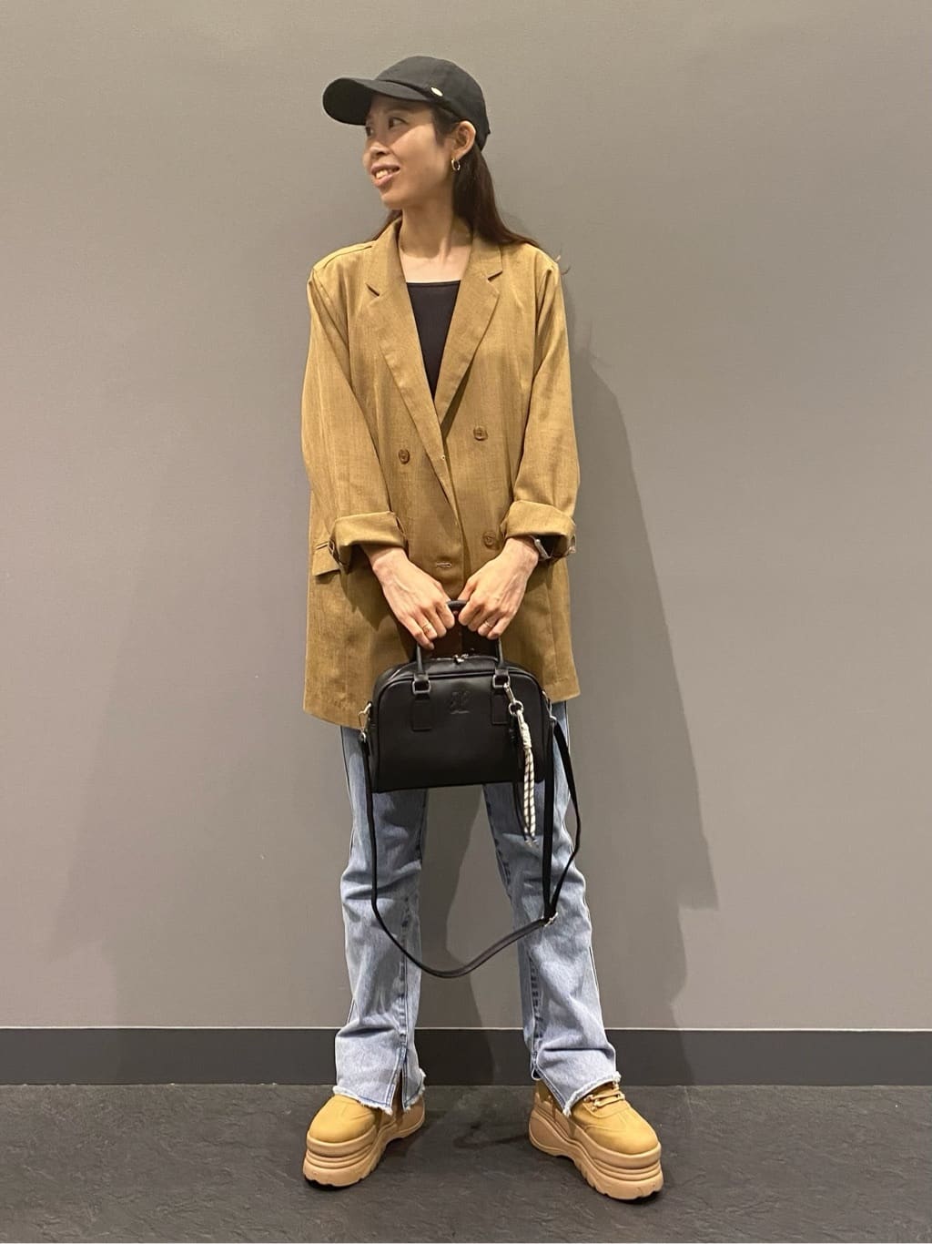 hiraさんの「ESPERANZA｜フェルトキャップ」を使ったコーディネート